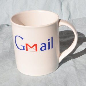 *BOGO mugs* 12 oz Indra stoneware mug 2004 google gmail promo (561w)